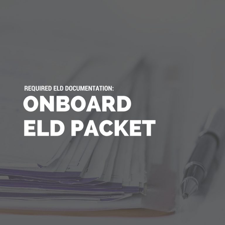 ELD documentation onboard with ELD - my20 ELD- konexial