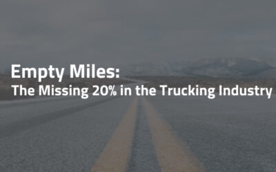 Empty Miles: The Missing 20% in the Trucking Industry