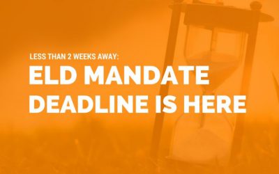 ELD Mandate: Less Than 2 Weeks Until the ELD Deadline