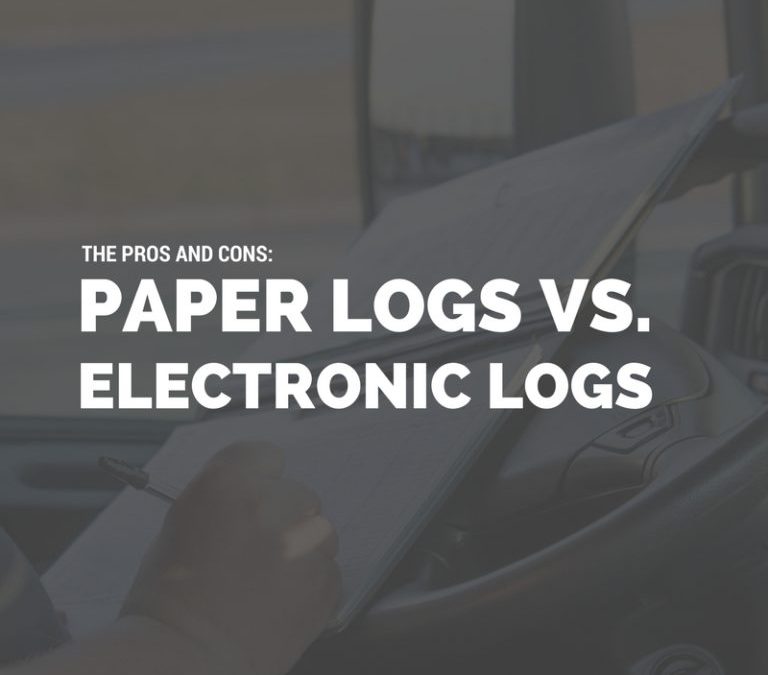 Paper Logs vs. Electronic Logs