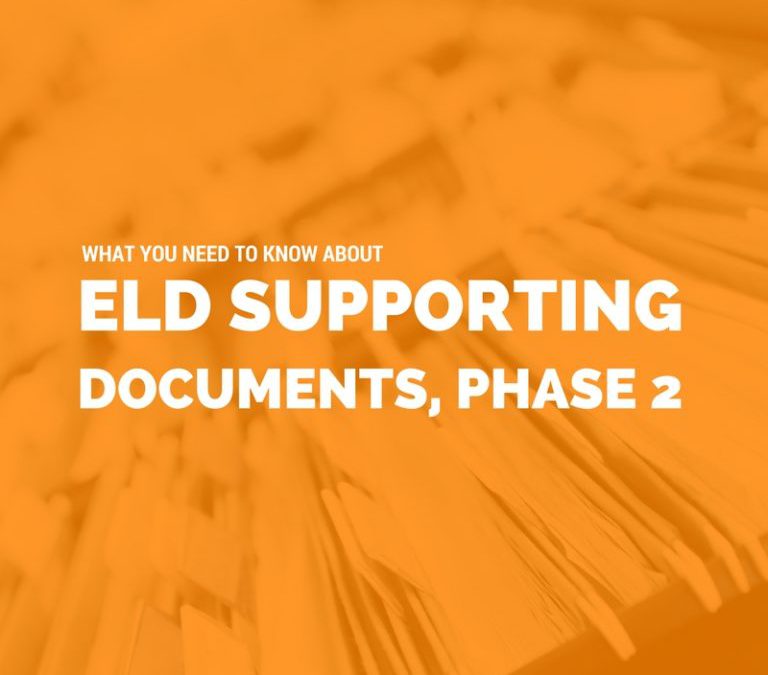 What You Need to Know About ELD Supporting Documents, Phase 2