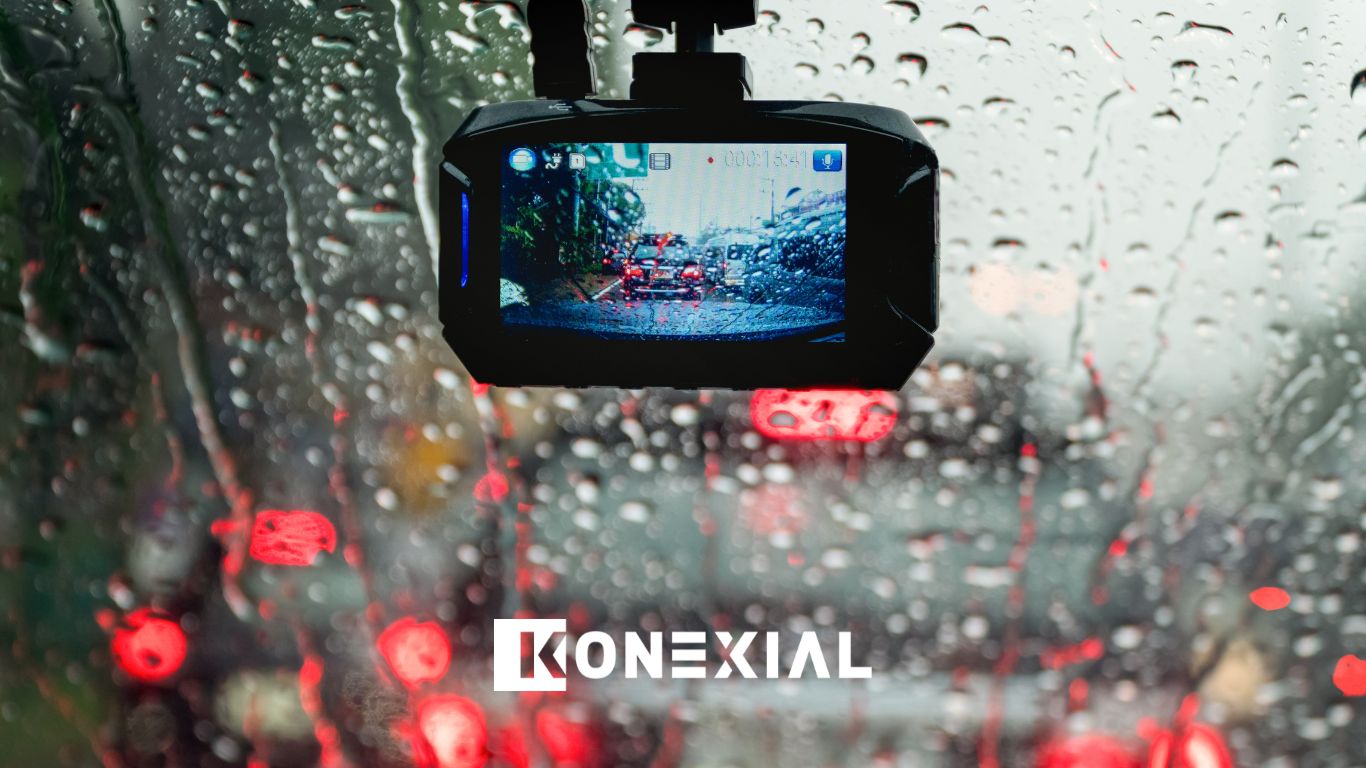 Dash camera on mirror