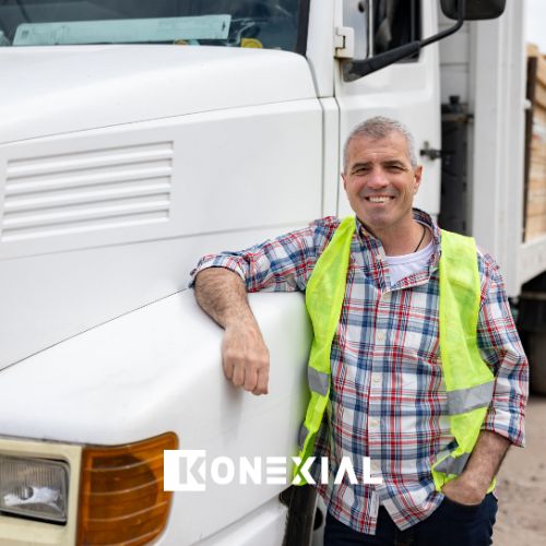 Commercial truck driver using his truck for personal use